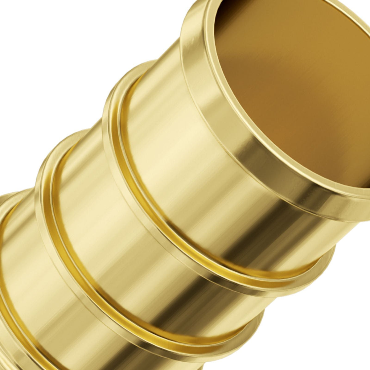 Pipe Fittings, 3/4" 50PCS Brass Pipe Fittings, Clamp-style Straight-Through Pipe Connector Brass Air Fittings, Heavy Duty Plumbing Fittings Tube Adapter for Heating/Shower Systems,Water Pipes