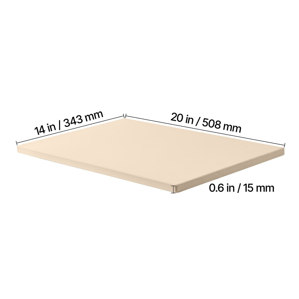 Pizza Stone, 20 x 14 x 0.6 in Rectangular Cordierite Pizza Stone, 1450Fahrenheit Heat-Resistant Cook Stone, Extra Large Baking-Stone with Metal Peel, Scraper, for Kitchen Bake Oven, BBQ Grill