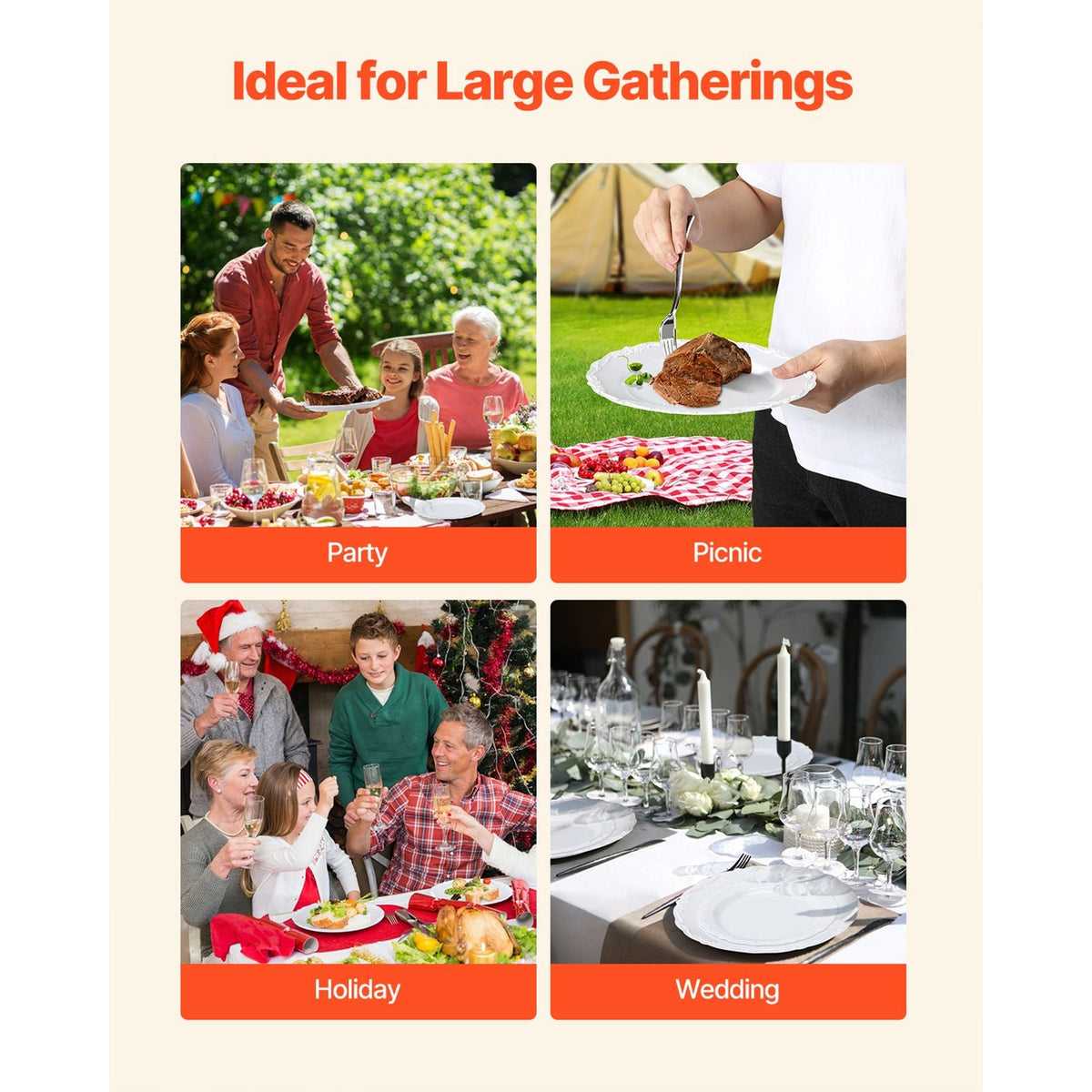 Plastic Disposable Plates, 100 Pcs White Plastic Plates, Heavy Duty Plastic Plates with 50 Pcs 9.8 Inch Plastic Dinner Plates and 50 Pcs 7.5 Inch Plastic Dessert Plates, for Wedding and Party