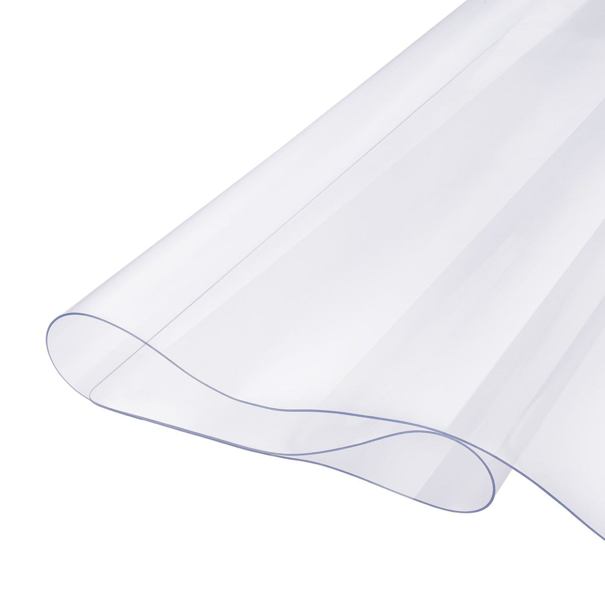 Plastic Table Cover, 36 x 54 Inch 1.5 mm Thick Clear Table Protector, Rectangle PVC Desk Mat, Waterproof & Easy Cleaning Desk Pad Tablecloth, for Office Dresser Dining Room Table Night Stand