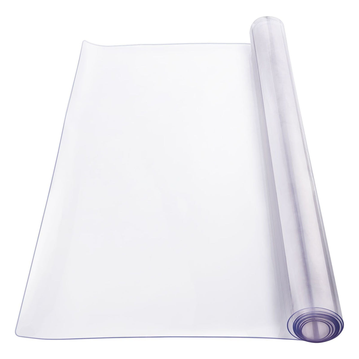 Plastic Table Cover, 40 x 60 Inch 2.0 mm Thick Clear Table Protector, Rectangle PVC Desk Mat, Waterproof & Easy Cleaning Desk Pad Tablecloth, for Office Dresser Dining Room Table Night Stand