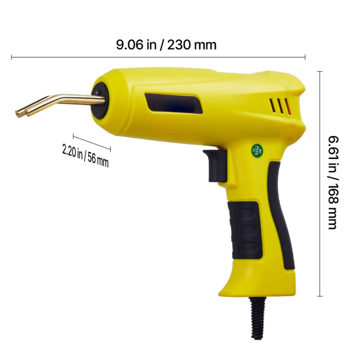 Plastic Welding Kit, 220W Plastic Welder Gun with 1200PCS Hot Staples & 76PCS Welding Rods, Professional Hot Staple Welding Gun with LED Light, Carrying Case for Kayak, Toys, Car Bumper Repair