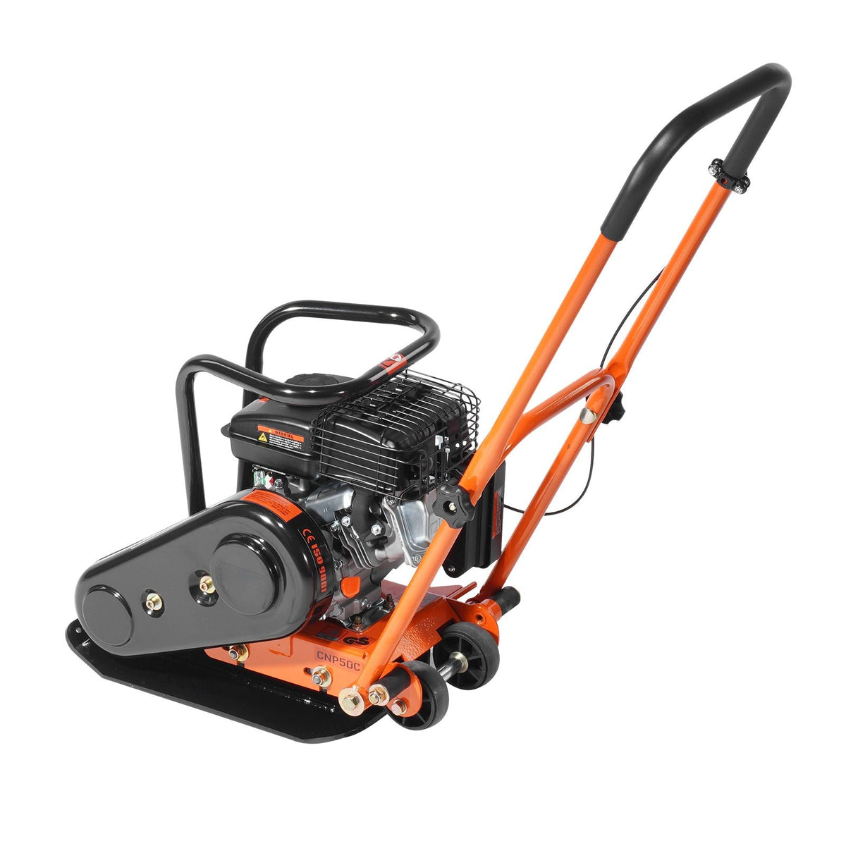 Plate Compactor, 2.8 HP 98CC Gas Engine 5,250 RPM, 1,920 lbs Force Vibratory Compaction Tamper with 18.7 x 11.8 inch Plate for Walkways, Patios, Asphalts, Paver Landscaping, EPA Compliant