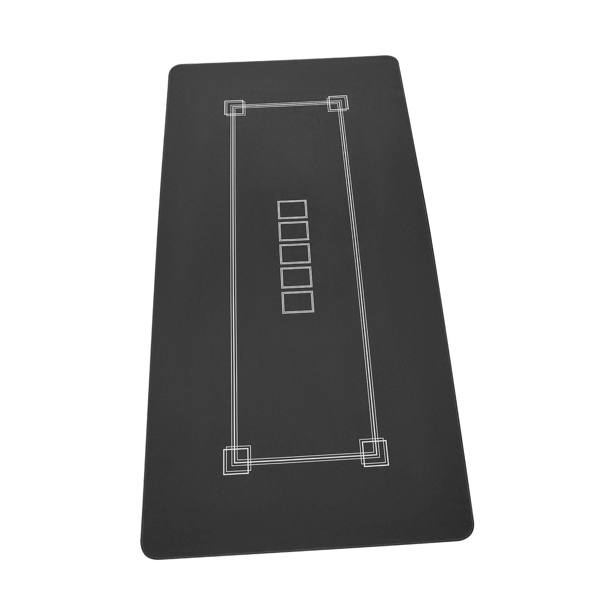 Poker Table Top, 70 x 35 Inch Poker Mat for Table, 6-8 Players Foldable Poker Table Top with Carrying Bag, Waterproof Folding Poker Table Topper for Poker Games, Poker Room, Rectangle, Black