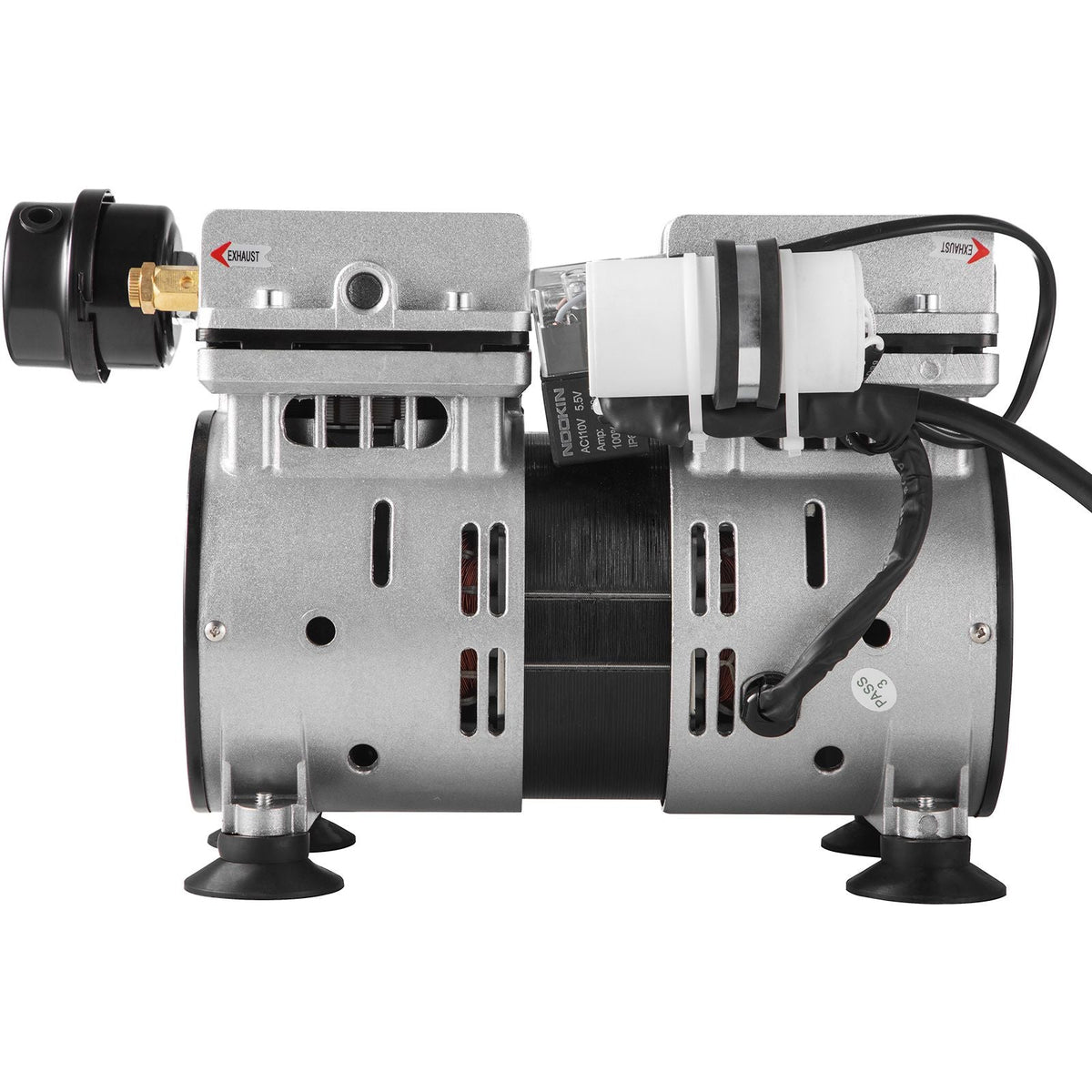 Pond Aerator, 550W Power, 5.2CFM for Up to 1 Acre 50' Lake, Pond Aeration Kit Includes 3/4 HP Compressor & 100' Weighted Tubing & Diffuser, Air Compressor for Deep Water Oxygen Circulation