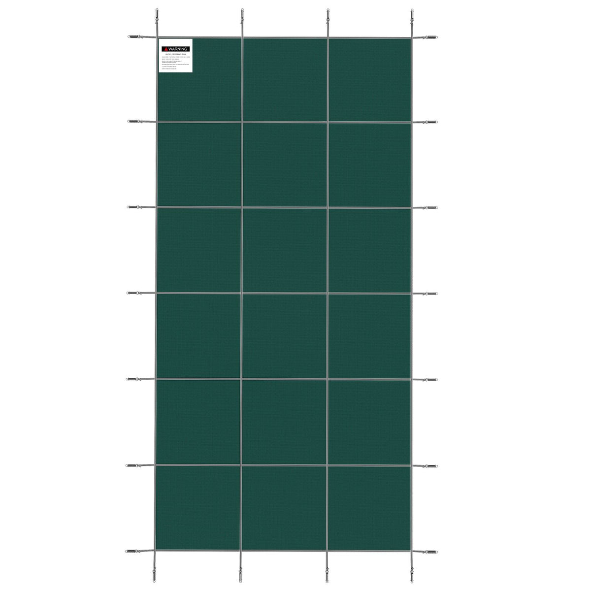 Pool Safety Cover Fits 20x40ft Rectangle Inground Safety Pool Cover Green Mesh Solid Pool Safety Cover for Swimming Pool Winter Safety Cover