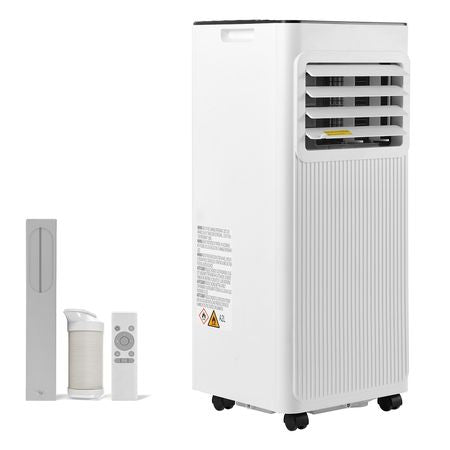 Portable Air Conditioner, 8000 BTU ASHRAE (5000 BTU SACC) 3-in-1 Standing Cooling Ac Unit, with LED Touch Panel & Remote Control, 24h Timer, Cooling, Dehumidifier, Fan for Room Indoor, White