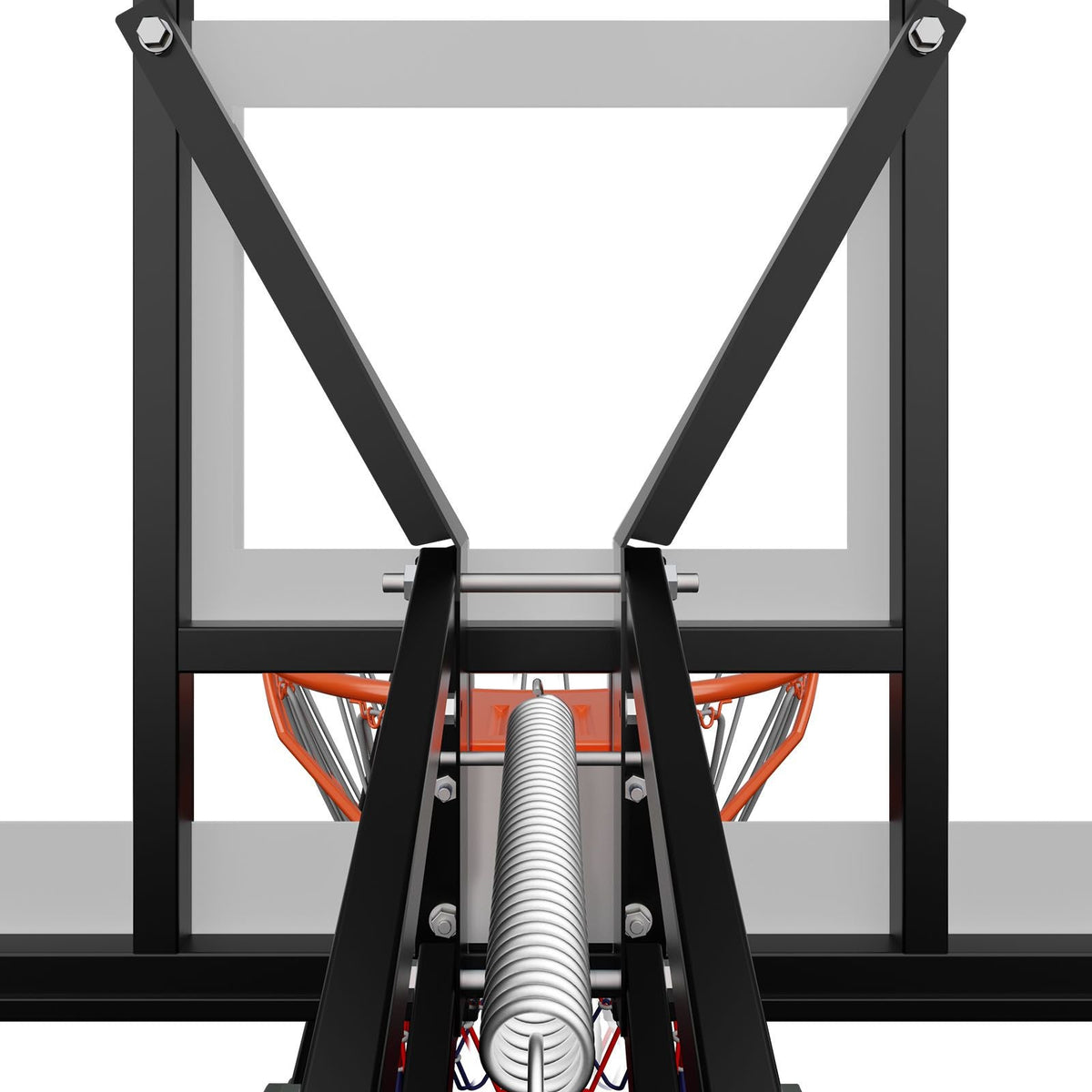 Portable Basketball Stand, 10 ft Height Adjustment Basketball Hoop & Goal, Portable Basketballs Hoop with 54 inch PC Backboard & Wheels for Kids, Teens, Adults in Driveways, Pools, Schools