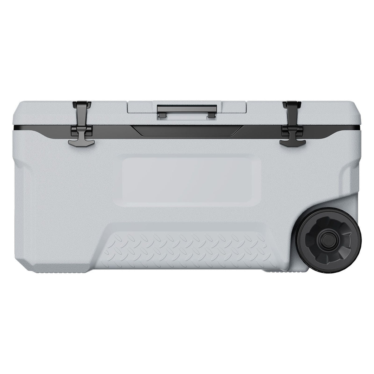 Portable Cooler, 74 QT Wheeled Cooler with Ice Retention, Heavy-Duty Handles and Cup Holder, Lightweight Rigid Material Insulated Portable Cooler, Suitable for Family Picnics and Long Trips