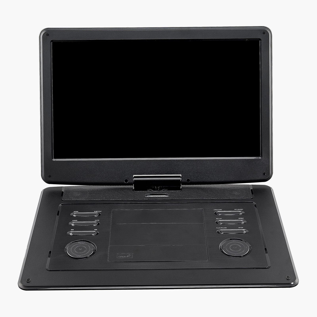 Portable DVD Player, 15.6 inch HD Swivel Display Screen, 4.5-5 H Built-in Rechargeable Battery, Dual Speakers, Support Sync TV/USB/SD Card/CD/DVD, Car Charger, AC Power Adapter, Remote Control
