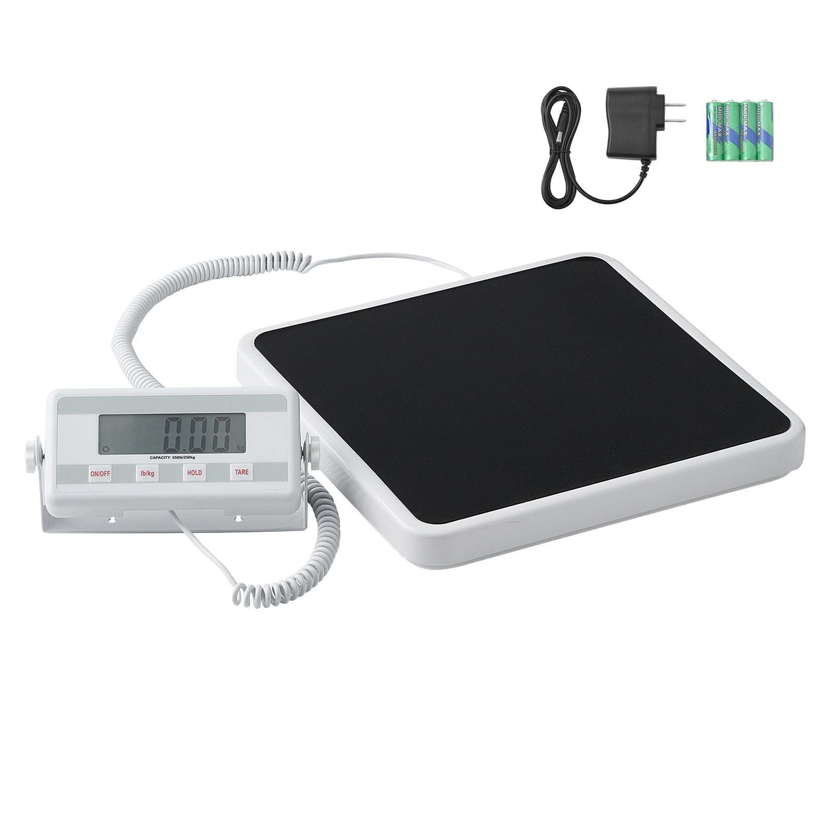 Portable Medical Scale, Professional Digital Physician Scale for Weighing - with Anti-Slip Mat, 2 Units (kg/lb), Hold & Tare Function, 550LBS Capacity Physician Wight Scale for Gym Home Hospital
