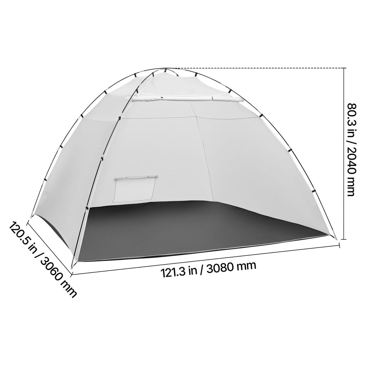 Portable Paint Booth Tent, 116.14 x 114.96 x 79.53 inch Painting Tent Station, Spray Shelter with Built-in Floor & Mesh Screen, Large Space, Oxford Spray Painting Tents for Cupboard, Chairs
