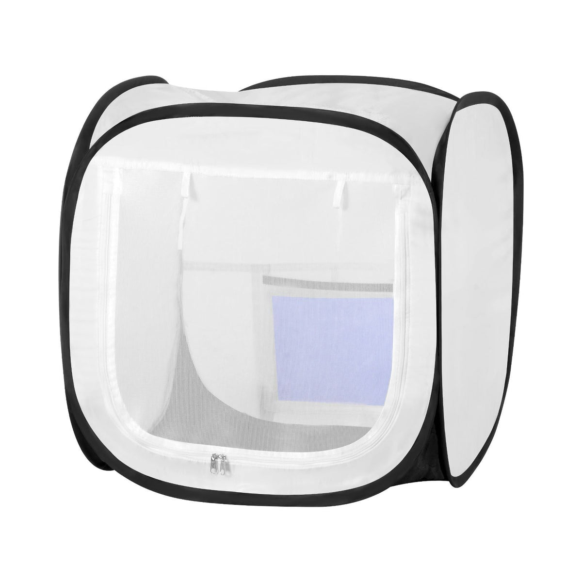 Portable Paint Booth Tent, 15.94 x 15.94 x 16.9 inch Pop-Up Portable Spray Paint Tent with Mesh Door, Spray Painting Tents for Small Models, Sculptures, Vases, Photo Frames, Pop-Up Design