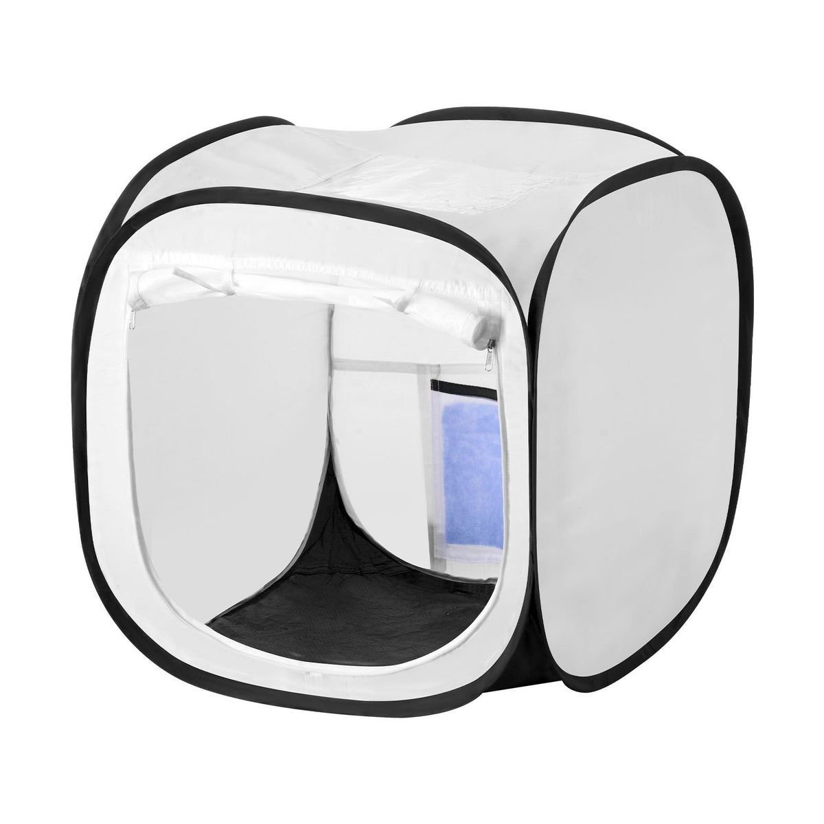 Portable Paint Booth Tent, 15.94 x 15.94 x 16.9 inch Pop-Up Portable Spray Paint Tent with Mesh Door, Spray Painting Tents for Small Models, Sculptures, Vases, Photo Frames, Pop-Up Design