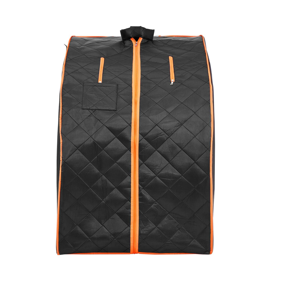 Portable Sauna Tent, 1050W Personal Sauna Kit for Home Spa, Detoxify & Soothing Infrared Heated Body Therapy, Time & Temperature Remote Control with Chair & Floor Mat & Storage Bag, Black