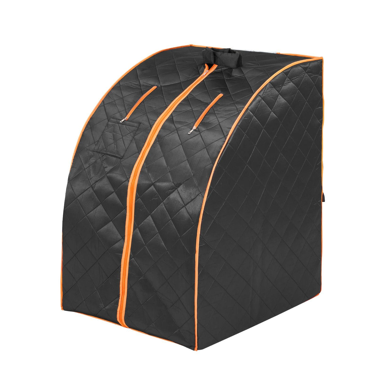 Portable Sauna Tent, 1050W Personal Sauna Kit for Home Spa, Detoxify & Soothing Infrared Heated Body Therapy, Time & Temperature Remote Control with Chair & Floor Mat & Storage Bag, Black