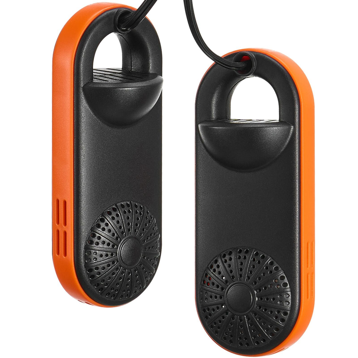 Portable Shoe Dryer, Electric Boot Dryer, Deodorized Boot Warmers/Dryer with Quick & Even Drying for Cotton Slippers, Snow Boots, Leather Shoes, Canvas Shoes, Socks, Black & Orange