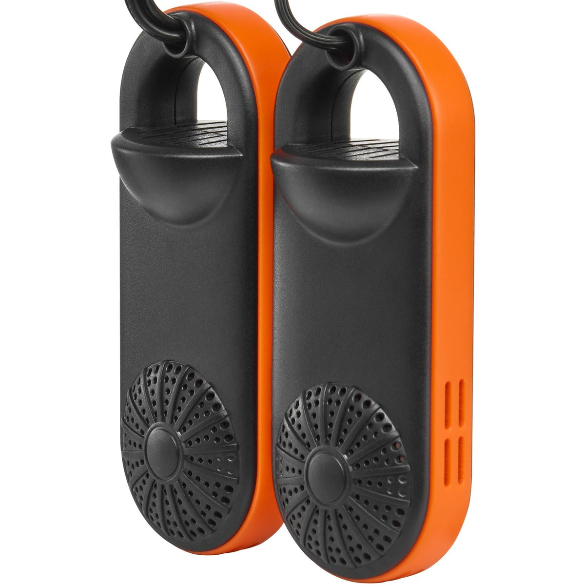 Portable Shoe Dryer, Electric Boot Dryer, Deodorized Boot Warmers/Dryer with Quick & Even Drying for Cotton Slippers, Snow Boots, Leather Shoes, Canvas Shoes, Socks, Black & Orange