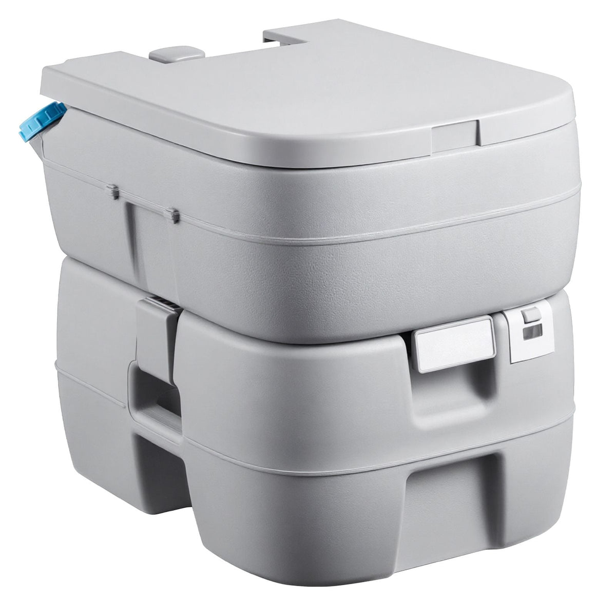 Portable Toilet, 7.9 Gallon Detachable Waste Tank, 200 Flushes, Camping Toilet for Adults, Outdoor Travel Potty with Level Indicator, Suitable for RV Travel, Camping, Hiking, Boating and Trips