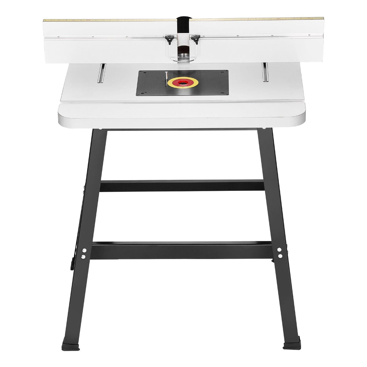 Precision Router Table System, 31.5 in x 23.9 in, Routing Table Accessory Kit with Adjustable Fence, MDF Top, Sturdy Metal Base, Dust Collection Port, Compatible with Routes & Various Drill Bits