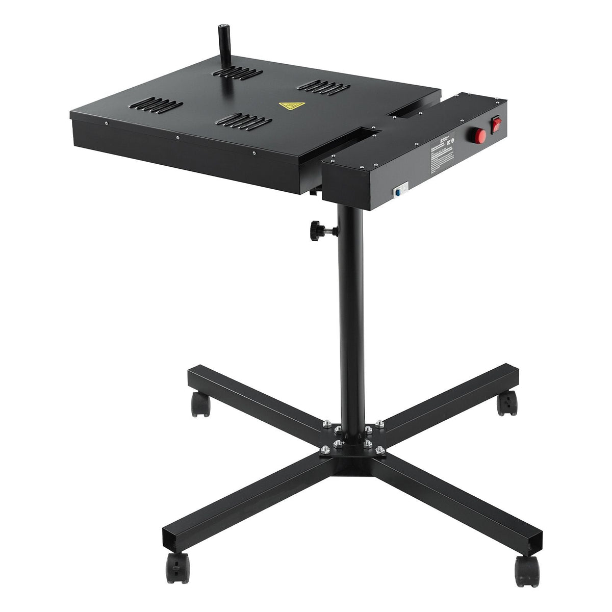 Pro Flash Dryer 18x18 inch, Upgrade 2000W Electrical Control Box Flash Dryer for Screen Printing Machine with Height Adjustable Stand, 360° Rotation, X-Shaped Base, Steel T-Shirt Curing Machine