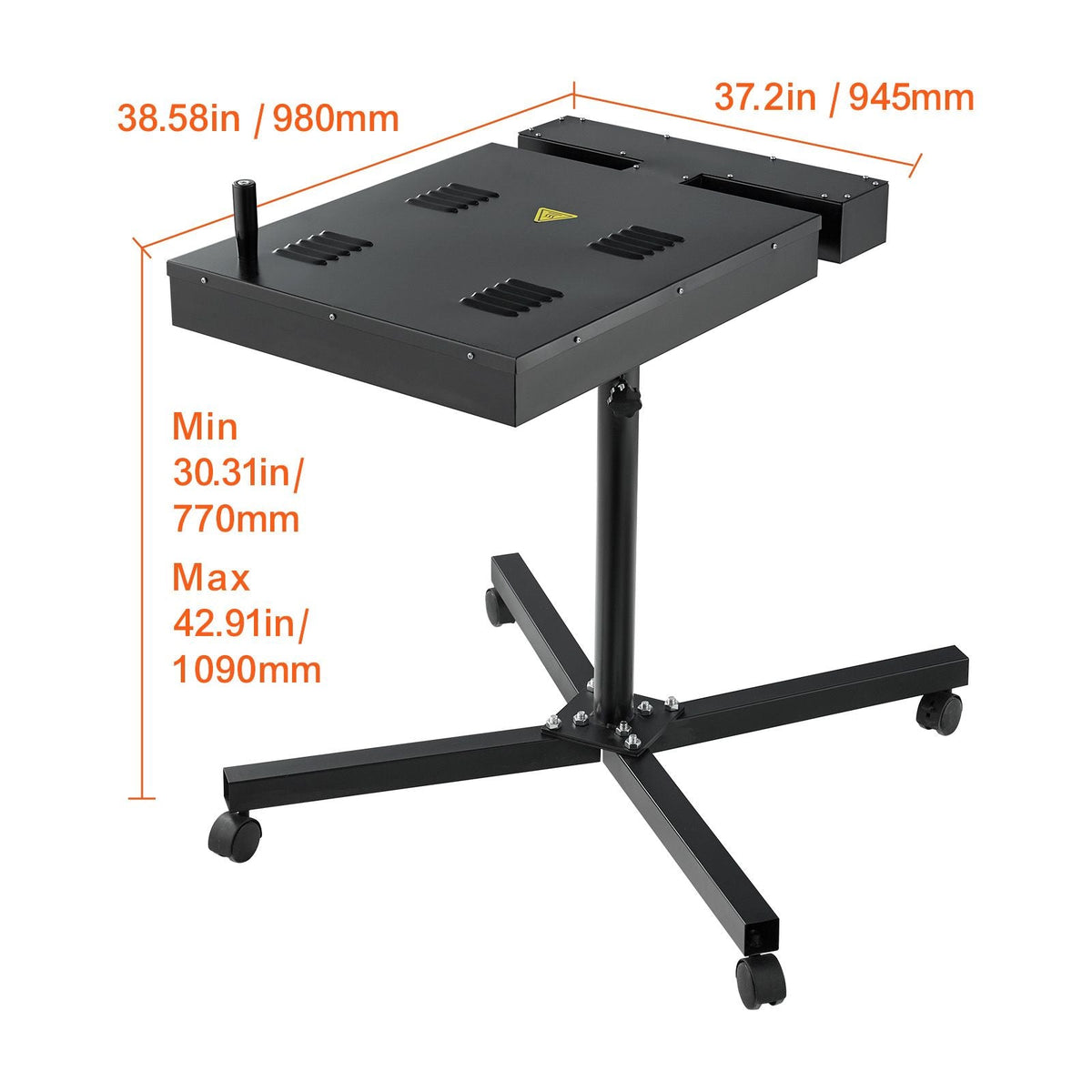 Pro Flash Dryer 18x18 inch, Upgrade 2000W Electrical Control Box Flash Dryer for Screen Printing Machine with Height Adjustable Stand, 360° Rotation, X-Shaped Base, Steel T-Shirt Curing Machine