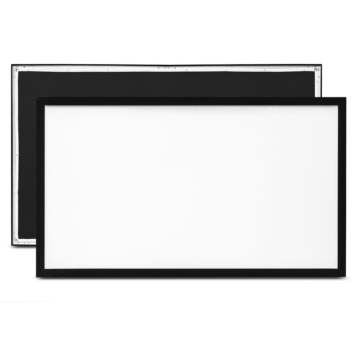 Projector Screen Fixed Frame 100inch Diagonal 16:9 4K HD Movie Projector Screen with Aluminum Frame Projector Screen Wall Mounted for Home Theater Office Use