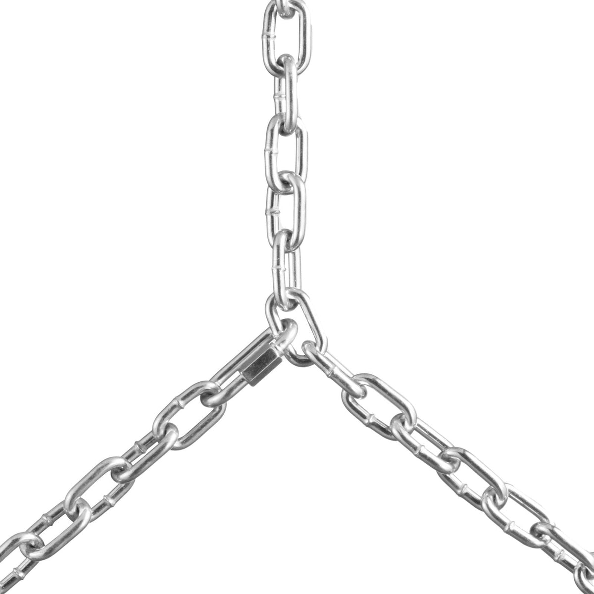 Proof Coil Chain, 5/16" x 6', 1980 lbs Safe Working Load, Zinc Plated Proof Tested Coil Chain with Two Quick Links, Galvanized Carbon Steel Link Chain for Towing, Hanging, Camping, Pet Towing