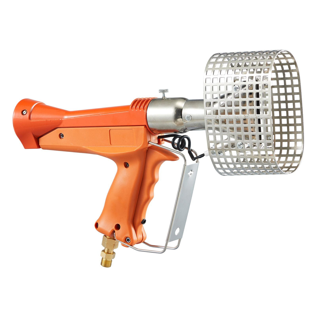 Propane Heat Gun, Up to 187660 BTU Hot Air Gun with Adjustable Regulator, 26 FT Hose, and Hard Carrying Case, Ideal for Boat Plastic Film Shrink Wrapping, Pallet Packaging, Crafting