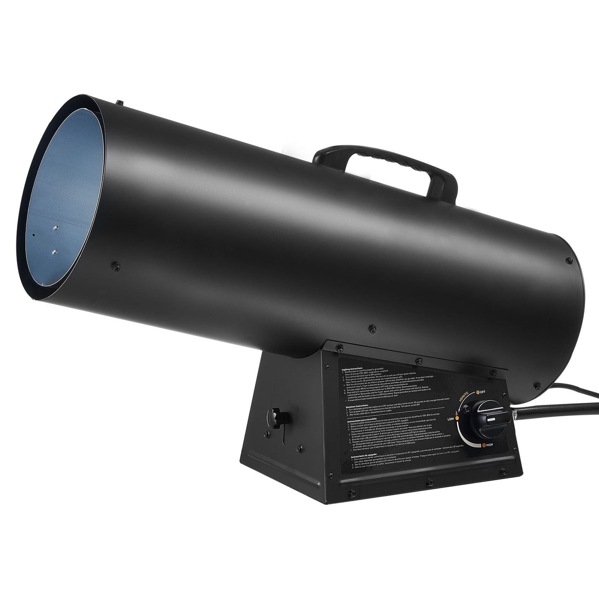 Propane Heater, 100000BTU Forced Air Propane Heater with Stepless Temp Settings & security Protection, Portable Garage/Shop Barrel Heater for Garages, Job Sites,Indoor/Outdoor