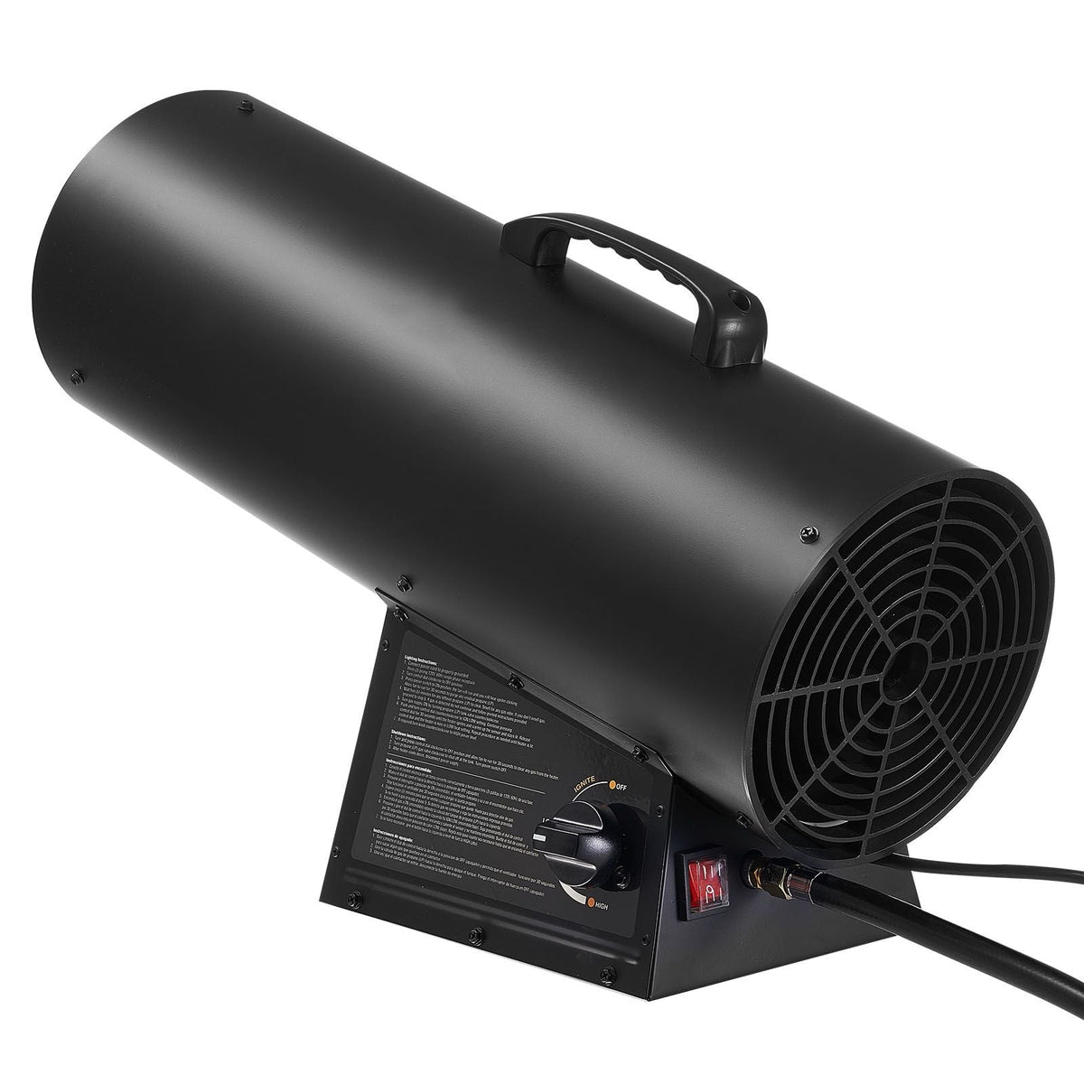 Propane Heater, 100000BTU Forced Air Propane Heater with Stepless Temp Settings & security Protection, Portable Garage/Shop Barrel Heater for Garages, Job Sites,Indoor/Outdoor