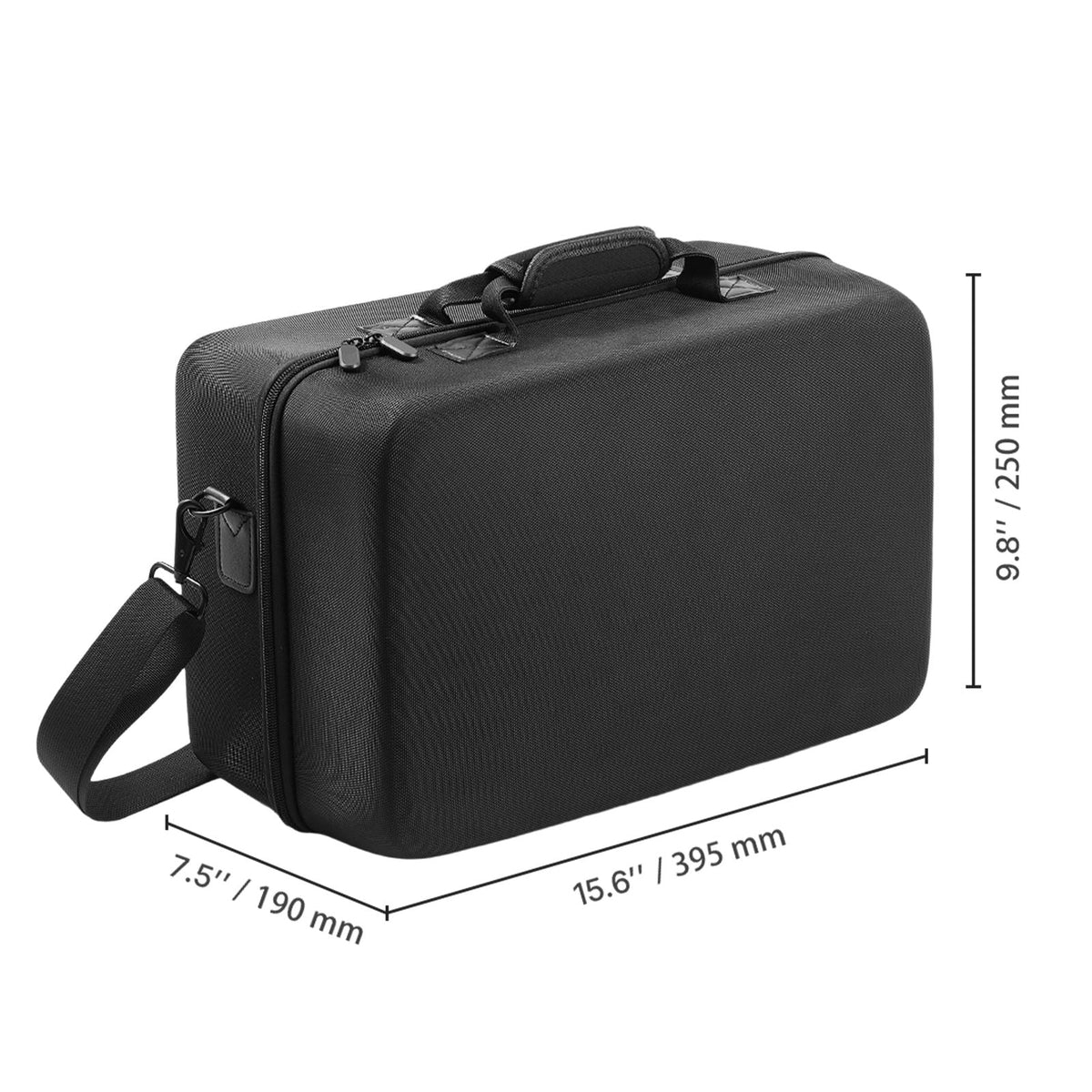 PS5 Carrying Case, Travel Bag for Playstation 5 Slim Shockproof EVA, Soft Interior Lining & Padded Dividers for Extra Protection, Spacious Design with Carry Handle for Storage, Home & Party