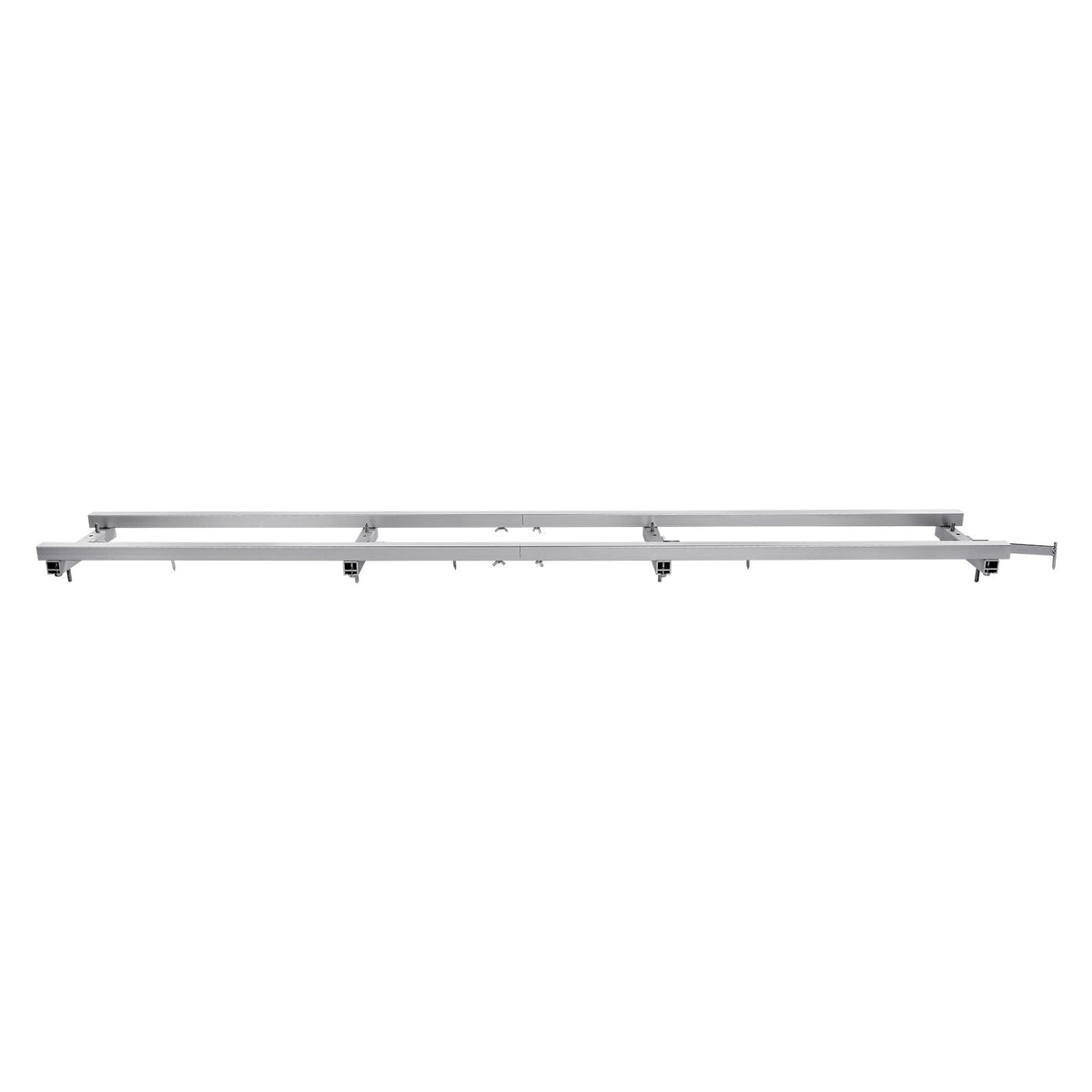 Rail Mill Guide System, 9 ft Milling Guide, 4 Crossbar Kits Chainsaw Mill Rail Guide, Aluminum Adjustable Saw Mill Rail System Work with Chainsaw Mills for Builders and Woodworkers