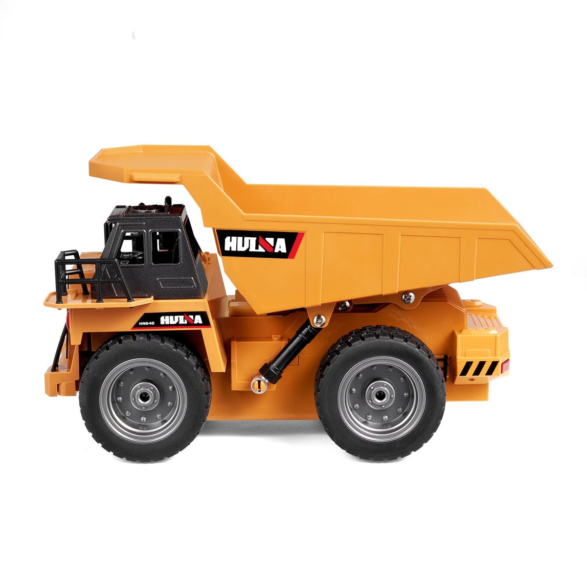 RC Dump Truck Toy, 9-Channel 1:18 Scale, Remote Control Dump Truck RC Construction Vehicle Truck Toy with Metal Cabin & Light, 2 Rechargeable Batteries for Toddlers Kids Boys and Girls Age 8+