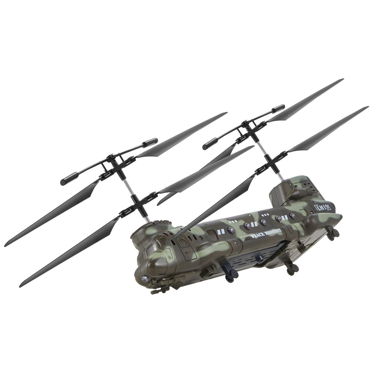 RC Helicopter, 2.4GHz Military Remote Control Helicopter, 3.5 Channel RC Airplane for Kid, 20 Mins Flight Time, One-Key Takeoff/Landing & LED Lights, Flying Plane Toys for Kids Ages 8 and up