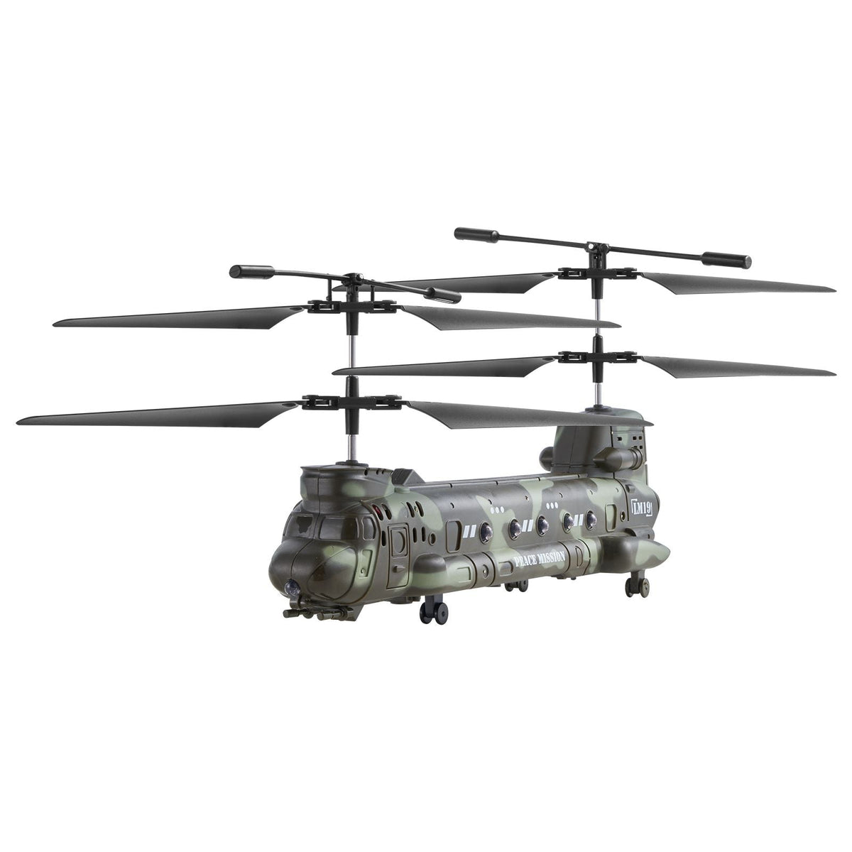 RC Helicopter, 2.4GHz Military Remote Control Helicopter, 3.5 Channel RC Airplane for Kid, 20 Mins Flight Time, One-Key Takeoff/Landing & LED Lights, Flying Plane Toys for Kids Ages 8 and up