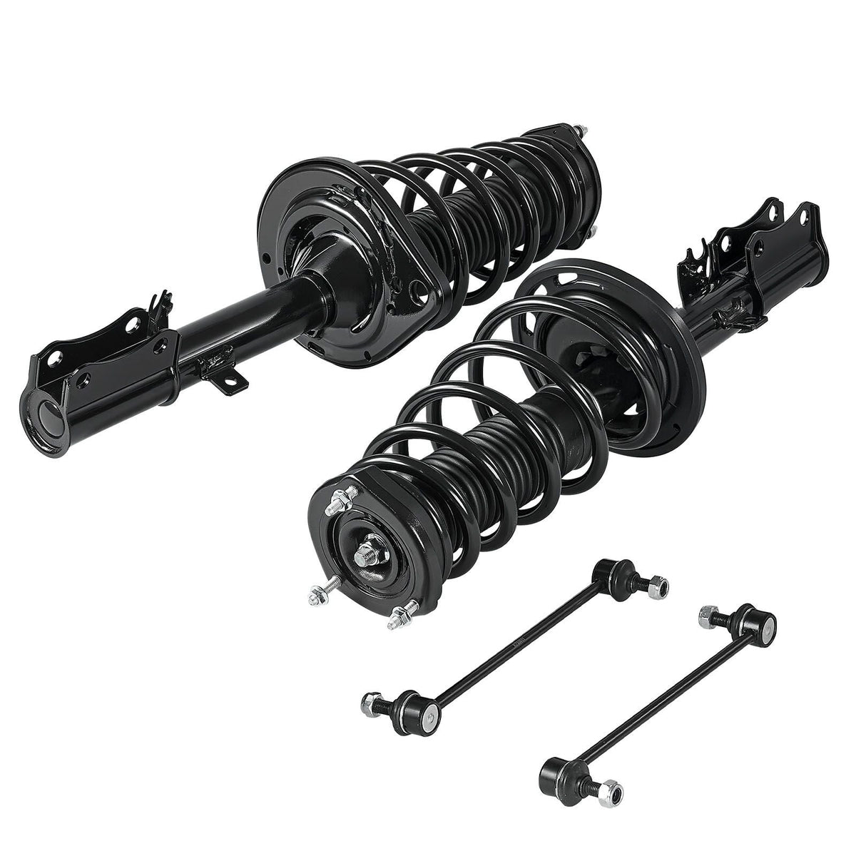 Rear Shock Absorber Strut Assembly, 2Pcs Shock and Strut Assembly with Stabilizer Bar & Coil Spring, Compatible with 2007-2011 Toyota Camry and 2008-2012 Toyota Avalon Models, OE 172401