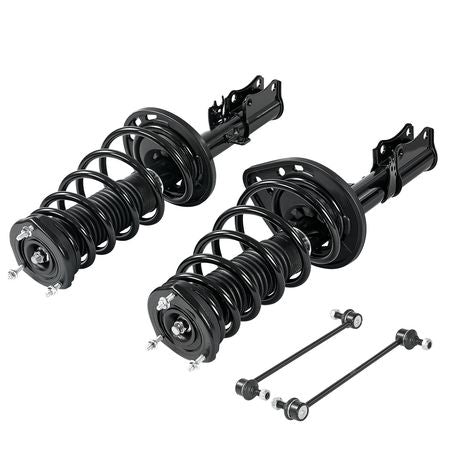 Rear Shock Absorber Strut Assembly, 2Pcs Shock and Strut Assembly with Stabilizer Bar & Coil Spring, Compatible with 2007-2011 Toyota Camry and 2008-2012 Toyota Avalon Models, OE 172401