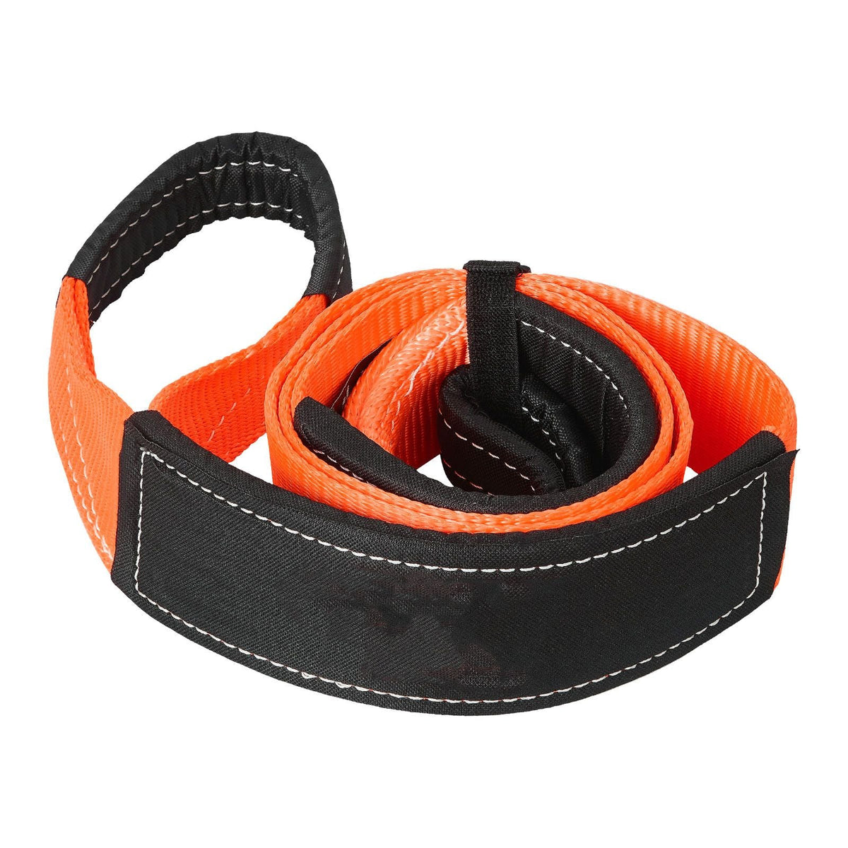 Recovery Tow Strap 3 inches, 8 feet 36,000 lbs Break Strength, Triple Reinforced Loop Straps, Tree Saver, Winch Line Extension Strap, Off Road Towing and Recovery, Extreme Weather Resistance