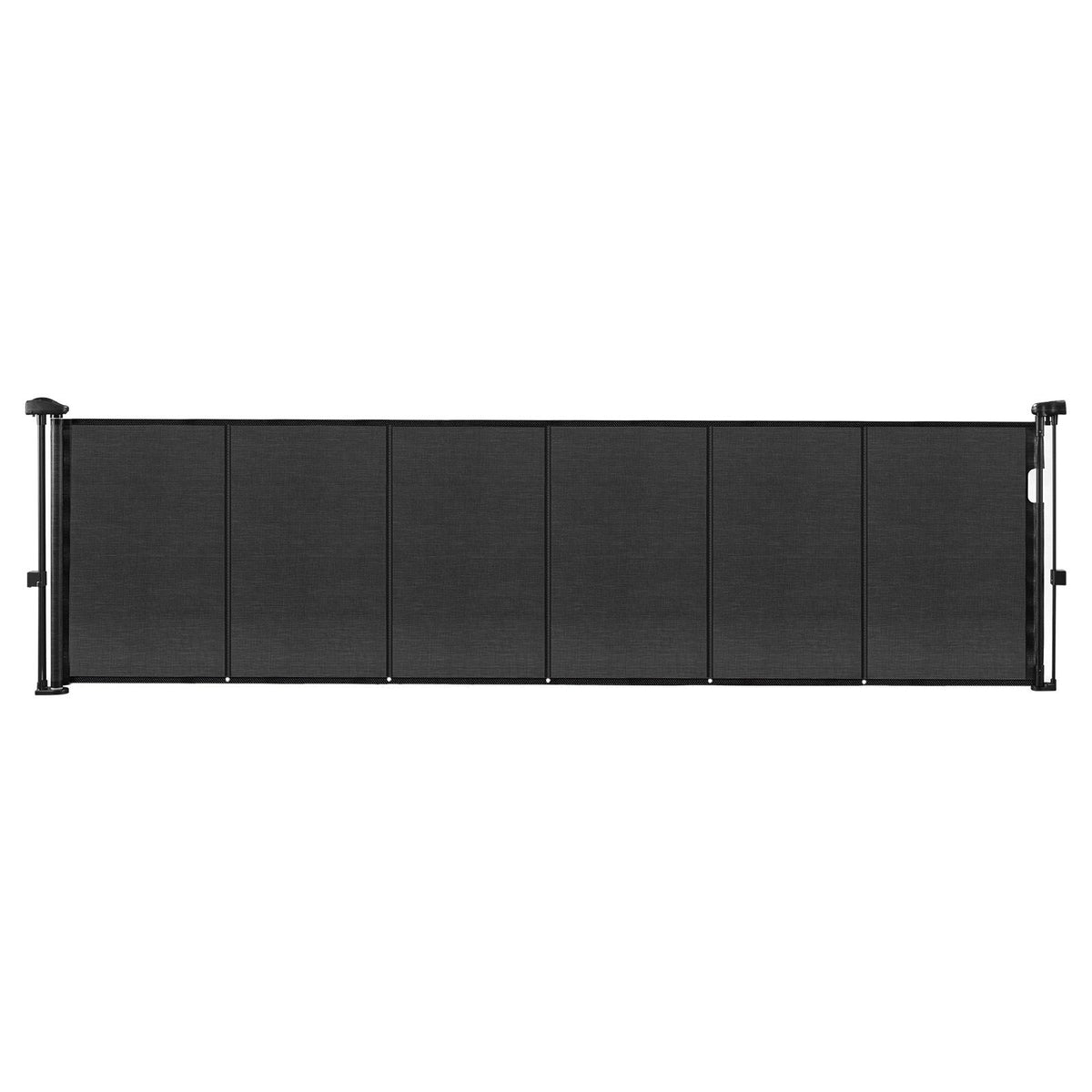 Retractable Baby Gate, 34 inch Tall, Extends up to 110 inch Wide, Retractable Gate for Kids or Pets, Mesh Material, Easy to Install for Indoor Stairs, Doorways, Hallways, Playrooms, Black