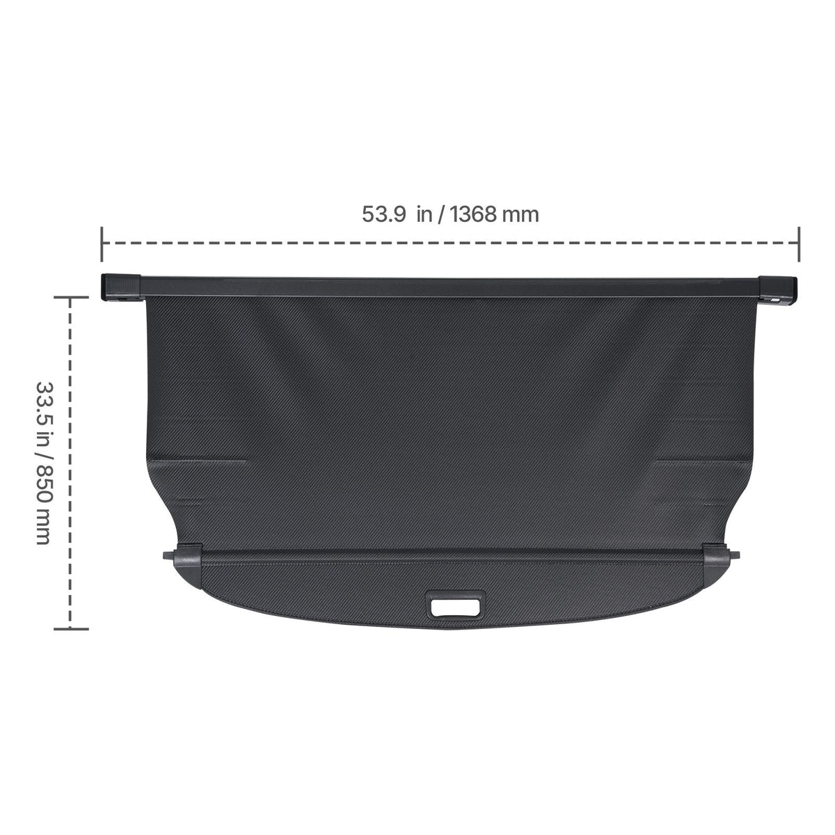 Retractable Cargo Cover, Upgraded Carbon Fiber Texture Trunk Cover, Anti-Peeping Luggage Privacy Shield, Easy Installation Security Shade with Cargo Net, for Hyundai Tucson 2021-2025 5-Seater