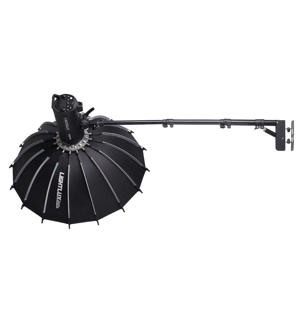 Ring Light Wall Mount Boom Arm, 39.37 in/100 cm, Triangle Boom Arm Support 180° Rotation, Heavy Duty Wall Stand Tirpod Support, for Studio Video Light, Monolight, Photography, Softbox, Reflector