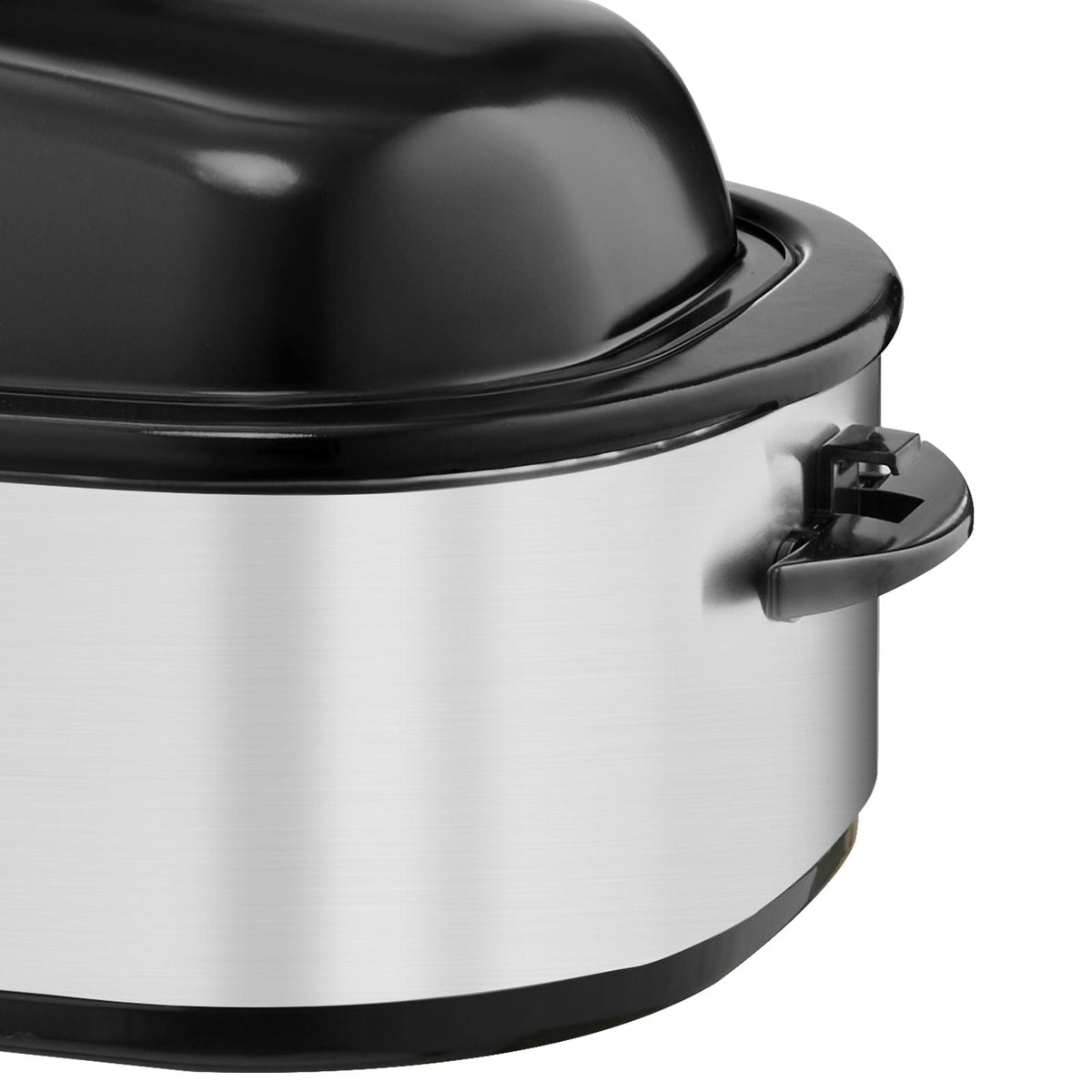 Roaster Oven, 20QT Electric Roasting Pan, 150-450 F Adjustable Temperature Fast-Cooking Turkey Roaster, Turkey Oven with Self-Basting Lid, Defrost & Warm Function for Home, Fits 24lb Turkey