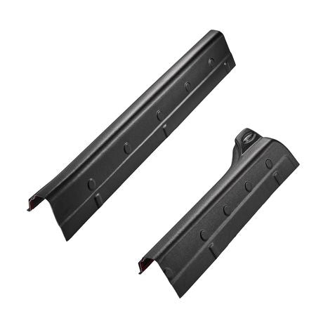 Rocker Panel Guard, 4-Piece Set Compatible with 2014-2018 Chevrolet Silverado 1500 Extended Cab, Replacement for 14068 Trail Armor Side Skirts Extension Body Kit, Driver Side, 3M Adhesive, Black
