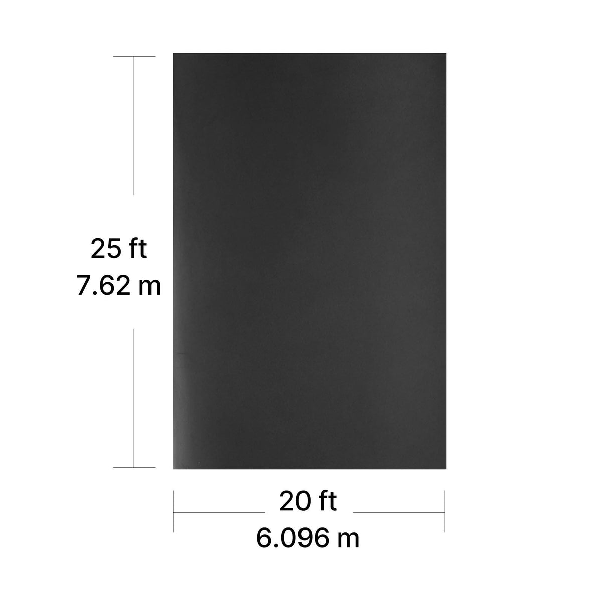 Roll Roofing, 20 x 25 ft, 45 mil EPDM Rubber Roofing, Long Lifespan & Weather-resistant, Withstands Harsh Temperatures, Flexible & Easy Installation, Roof Underlayment for RVs, Roofs, Ponds