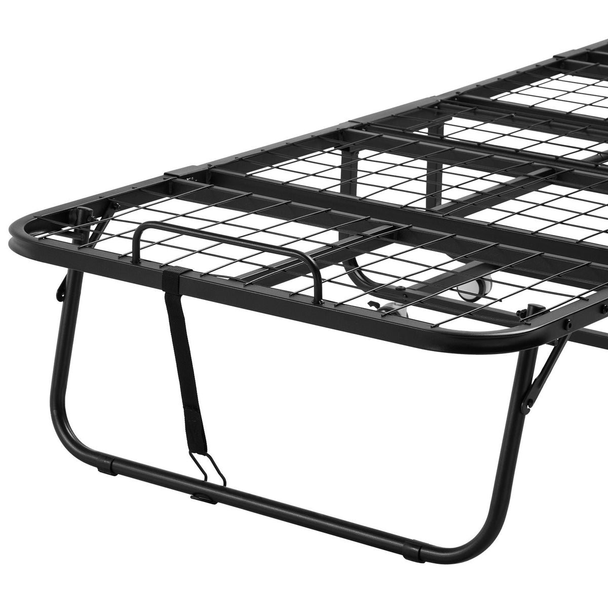 Rollaway Bed, 31 in x 75 in Folding Bed with 5 in Mattress, Twin Size Foldable Bed with Sturdy Metal Frame & Memory Foam Mattress, Portable Twin Roll Away Bed with Mattress, for Adults, Guest