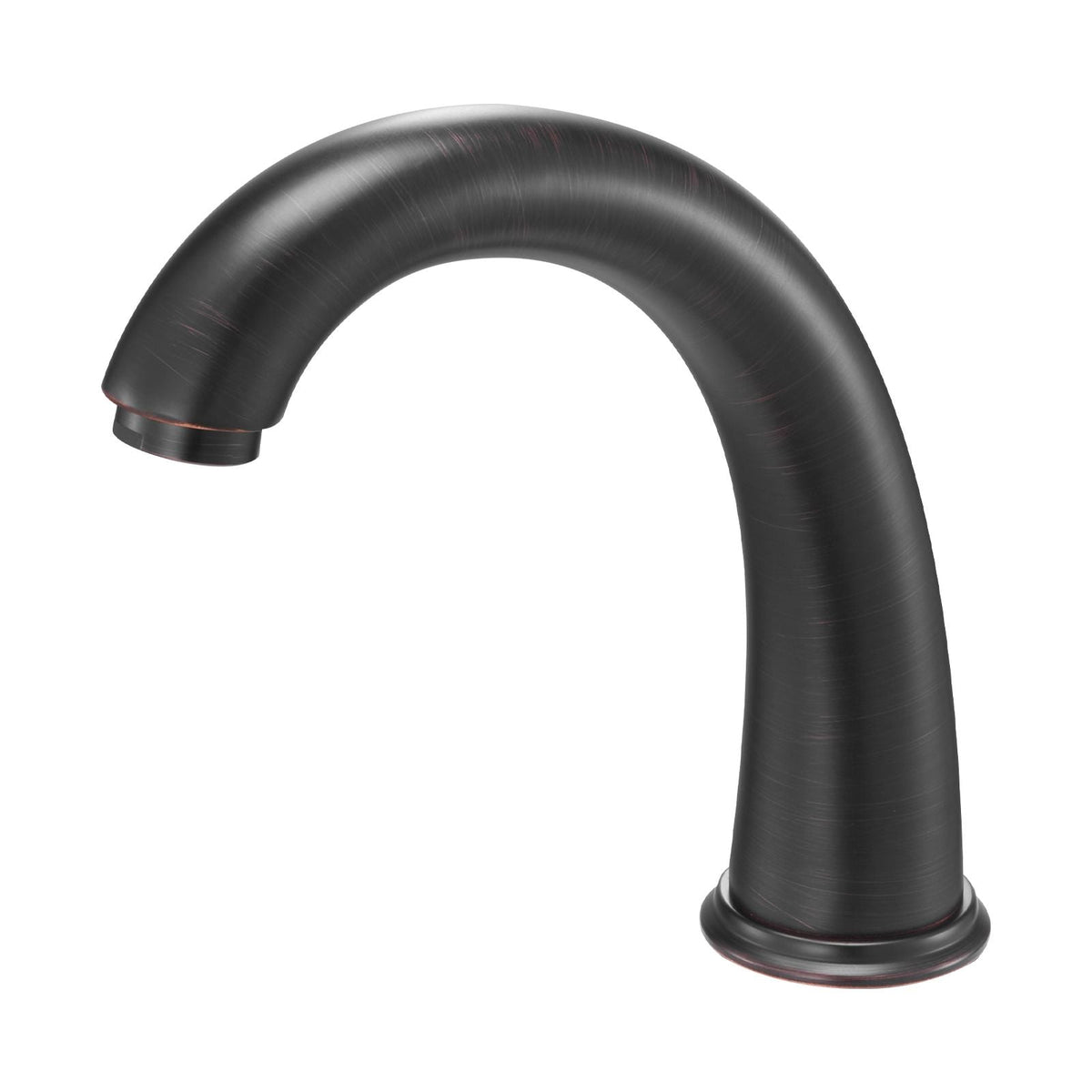 Roman Tub Faucet, 3 Hole Waterfall Bathtub Faucet, Gooseneck Bath Tubs Faucets Set with 2 Handles, Roman Tub Faucets Deck Mount for Pet Washing, Adult Bathing, Bronze, Temperature Control