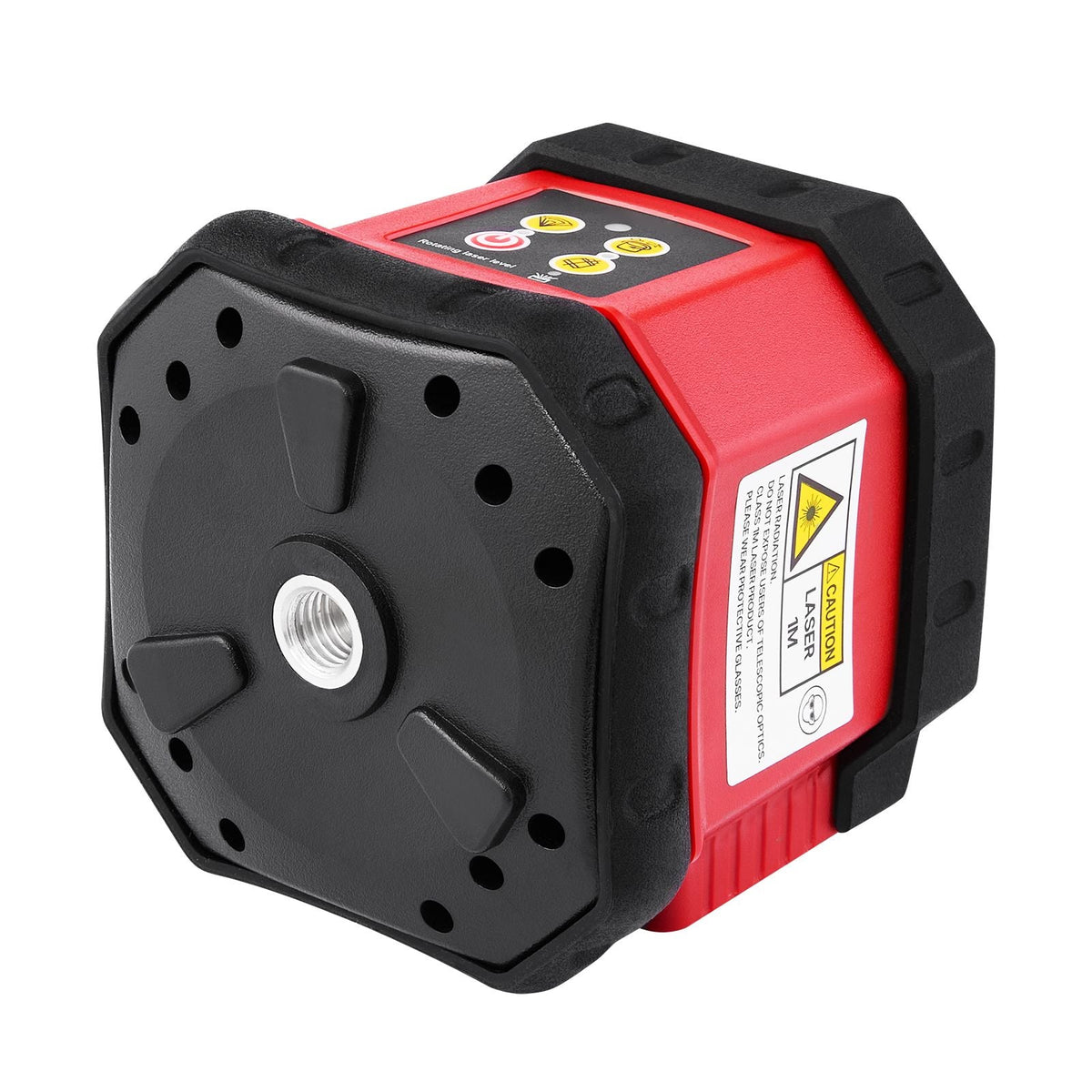 Rotary Laser Level Kit, 984ft 360-Degree Self Leveling Red Horizontal Laser Transit,with Tripod,Receiver,Remote Control, Scale, Toolcase, IP54 Waterproof, 0.12in/100ft Precision for Construction