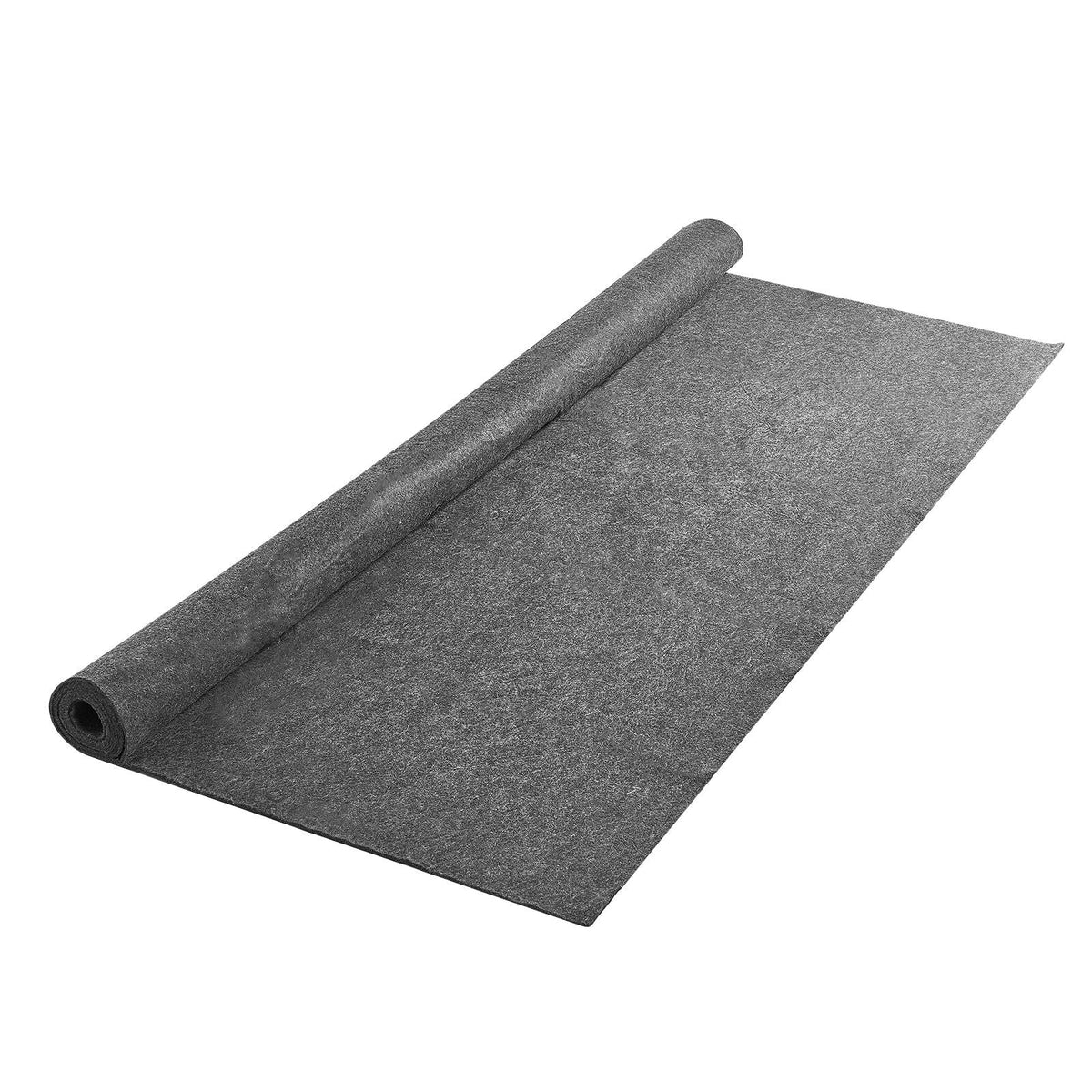 Rug Pad Without Slip Resistance, Protective Cushioning Carpet Pad, 8' x 10', 1/2"Thick, 100% Pure Polyester Felt, 7-8m² Premium Comfort Underfoot Carpet Padding Rug Cushion for All Floors, Gray