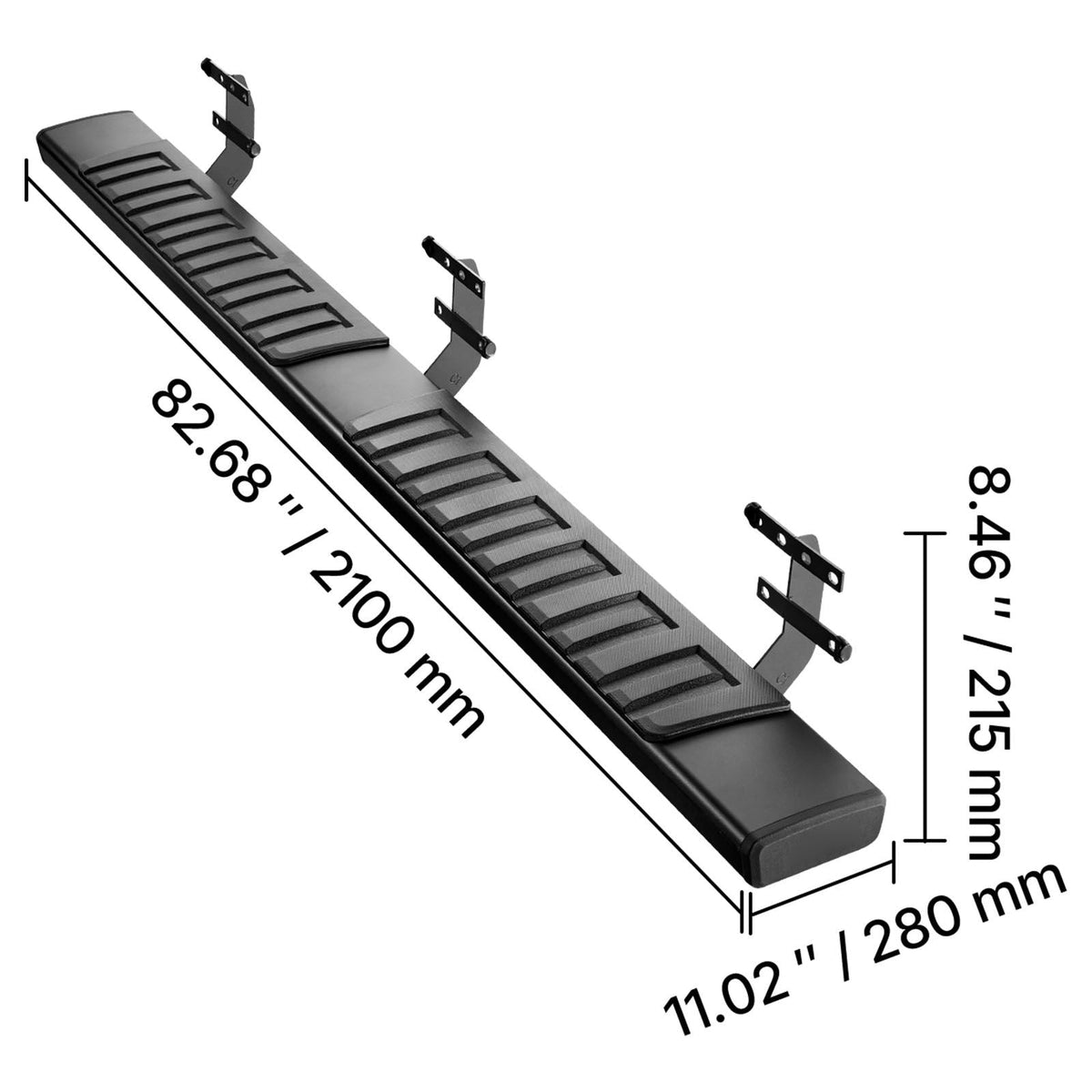 Running Boards, 6 Inches Side Steps Compatible with 2019-2025 Dodge Ram 1500 Crew Cab(Not Fit 2019-2025 1500 Classic), 500 lbs Load Capacity, Non-Slip Textured Surface with Rustproof Coating